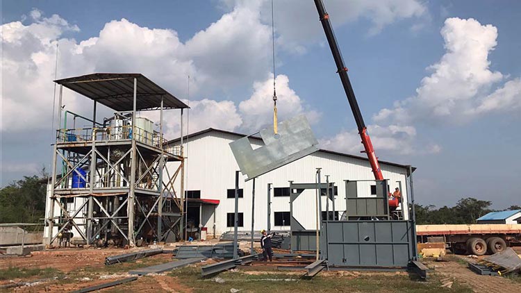 蒸發器安裝現場 蒸發器安裝現場