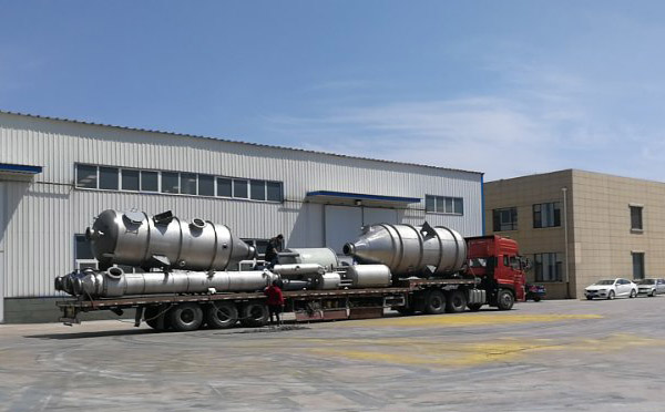 多效蒸發(fā)器發(fā)貨現(xiàn)場 多效蒸發(fā)器發(fā)貨現(xiàn)場